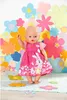 Zapf BABY born Kleid Blümchen 43cm Produktbild-Vorschau 7