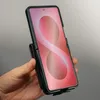 TORRO Galaxy Z Flip8 Lederhülle - Schwarz mit Rotem Detail Produktbild-Vorschau 5