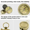 Outdoor Retro Compass Camping Hiking Metal Compass Survival Podgląd zdjęcia produktu 6