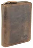 GREENBURRY monedero Vintage Zip Around Wallet Brown marrón Vista previa de la imagen del producto 26