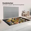 KitchenYeah© Herdabdeckplatte Weiße Teller und Schüsseln Produktbild-Vorschau 3