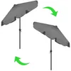 Springos® ombrellone da giardino rettangolare inclinabile Anteprima dell’immagine prodotto 10