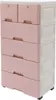 komoda se 6 zásuvkami Plastová s kolečky 50x35x102cm Náhled obrázku produktu 3