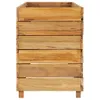 vidaXL Lit surélevé 150x40x55 cm teck vieux bois et acier Voir les images du produit 11