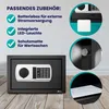 Deuba® Tresor Safe 31x20x20cm Doppelstahlbolzen Stahltür Produktbild-Vorschau 6