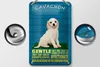 Blechschild Spruch 12x18cm Cavachon Hund gentle affectionat Produktbild-Vorschau 2