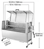 VEVOR Lammgrill 38 W 60 kg 132 cm Drehspieß Spanferkelgrill Produktbild-Vorschau 8