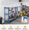 tectake® heavy duty regál s 5 policemi 75,5 x 30,5 x 172 cm Náhled obrázku produktu 6