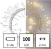 LED vánoční nano řetěz – ježek, 2,4 m, 3x AA, vnitřní, teplá bílá, časovač Náhled obrázku produktu