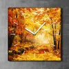 Coloray Uhr auf Leinwand 30x30 cm Wand Uhr Dekoration Produktbild-Vorschau 2