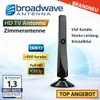BroadWave™ HD TV Antenne Zimmerantenne DVB-T2 100+ Sender Produktbild-Vorschau 1