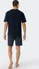 Schiesser Herren Schlafanzug kurz blau 56  ST Produktbild-Vorschau 3