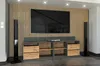 Komoda Szafka RTV 100x76x39 cm Antracyt Dąb Wotan Podgląd zdjęcia produktu 4