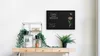 Lavagna nera da gesso 60x40 cm con cornice nero in legno Anteprima dell’immagine prodotto 2