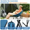 Sekey 2er Set Klappstuhl Gepolstert Camping Klappsessel XXL Produktbild-Vorschau 6