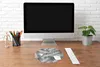 MuchoWow® Mauspad Mousepad Palmenblätter - Schwarz - Weiß - Produktbild-Vorschau 4