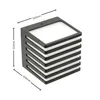 10w LED Außen Fassaden Leuchte in schwarz | 11x11x10cm | Produktbild-Vorschau 3