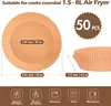 Webake Backpapier für Heißluftfritteuse XXL 24cm 9.5in Produktbild-Vorschau 2