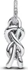 A close-up studio shot of a silver Pandora charm with cubic zirconia stones. Anteprima dell’immagine prodotto