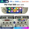Carplay 6,86" Android 15 Autoradio per FIAT 500 2007-2015 Anteprima dell’immagine prodotto 1