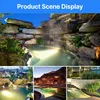Sada 6 teplých bílých solárních světel pro jezírka LED LED Náhled obrázku produktu 4