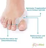 4x Zehenspreizer, Hallux Valgus Korrektur, Zehenschutz aus Produktbild-Vorschau 2