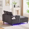 MODFU chaise longue con illuminazione a LED e porte USB, Anteprima dell’immagine prodotto 10