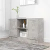 vidaXL Sideboard Betongrau 120x30,5x70 cm Holzwerkstoff Produktbild-Vorschau 1