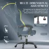 Verdego Gaming-Stuhl, Graublau, Bürostuhl Ergonomisch, Produktbild-Vorschau 4