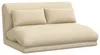 vidaXL Poltrona reclinabile in tessuto color crema Anteprima dell’immagine prodotto 1