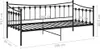 vidaXL Rozkládací pohovka Rám postele černý kov 90x200 cm Náhled obrázku produktu 8