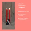 Sparset Stabkerzen LED mit Timer Klein+Groß ROT 4 Stück ROT Produktbild-Vorschau 2
