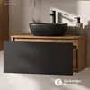 Planetmöbel ARISA Waschtisch 80 cm schwarz mit Produktbild-Vorschau 3