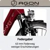 Agon Avesa E Bike trekingové kolo dámské pánské od 155 cm s Náhled obrázku produktu 8