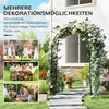 Outsunny Rosenbogen Torbogen aus Stahl, Gartenbogen für Produktbild-Vorschau 6