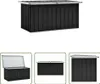 Zahradní box The Living Store antracit 129x67x65 cm Náhled obrázku produktu 9
