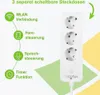 Offgridtec Smarte 3-fach Steckdosenleiste mit Smart Life- Produktbild-Vorschau 2