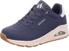A single blue Skechers sneaker is shown from a side-angle on a white background. Podgląd zdjęcia produktu