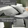 Teddy Plüsch Bettwäsche 240x220 cm Warme Winter Uni Wende Produktbild-Vorschau 6