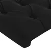 vidaXL LED Kopfteil Schwarz 183x16x118/128 cm Samt Produktbild-Vorschau 5