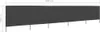 vidaXL Tissu brise-vent 5 pièces 600 x 160 cm Anthracite Voir les images du produit 5