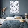 MuchoWow® Poster Blumen - Vogel - Blau 80x120 cm - Produktbild-Vorschau 4