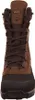 A close-up front view of a brown and black winter boot. Anteprima dell’immagine prodotto
