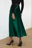 Damen Midi-Satinrock - Elegant und Lässig mit Hoher Taille, Produktbild-Vorschau 2