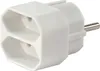 Adapter gniazda McPower, 2x Euro, biały Podgląd zdjęcia produktu 5