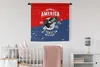 MuchoWow® Wandteppich Wandbehang Jahrgang - Vogel - Amerika Produktbild-Vorschau 1