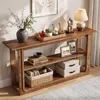 Consoletafel van massief hout, 140 cm hoog, drietraps Productafbeelding-voorbeeld 13