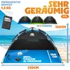 ELONEO Pop-Up Strandmuschel mit UV-Schutz 80+, leichter Produktbild-Vorschau 7