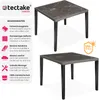 tectake® Rattan Tisch Tarent 93,5 x 93,5 x 75 cm Produktbild-Vorschau 2