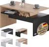 Casaria® Table Basse rectangulaire Bois Gris 95x55x50cm Voir les images du produit 1